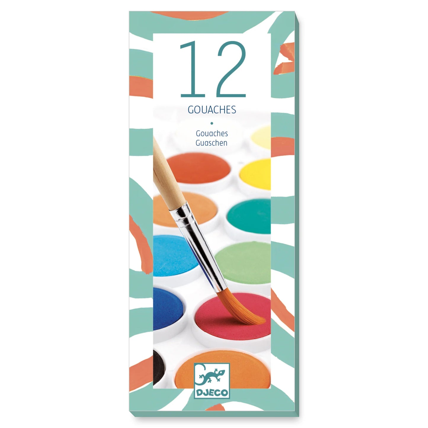 12 CLASSIC COLOUR CAKES BY DJECO