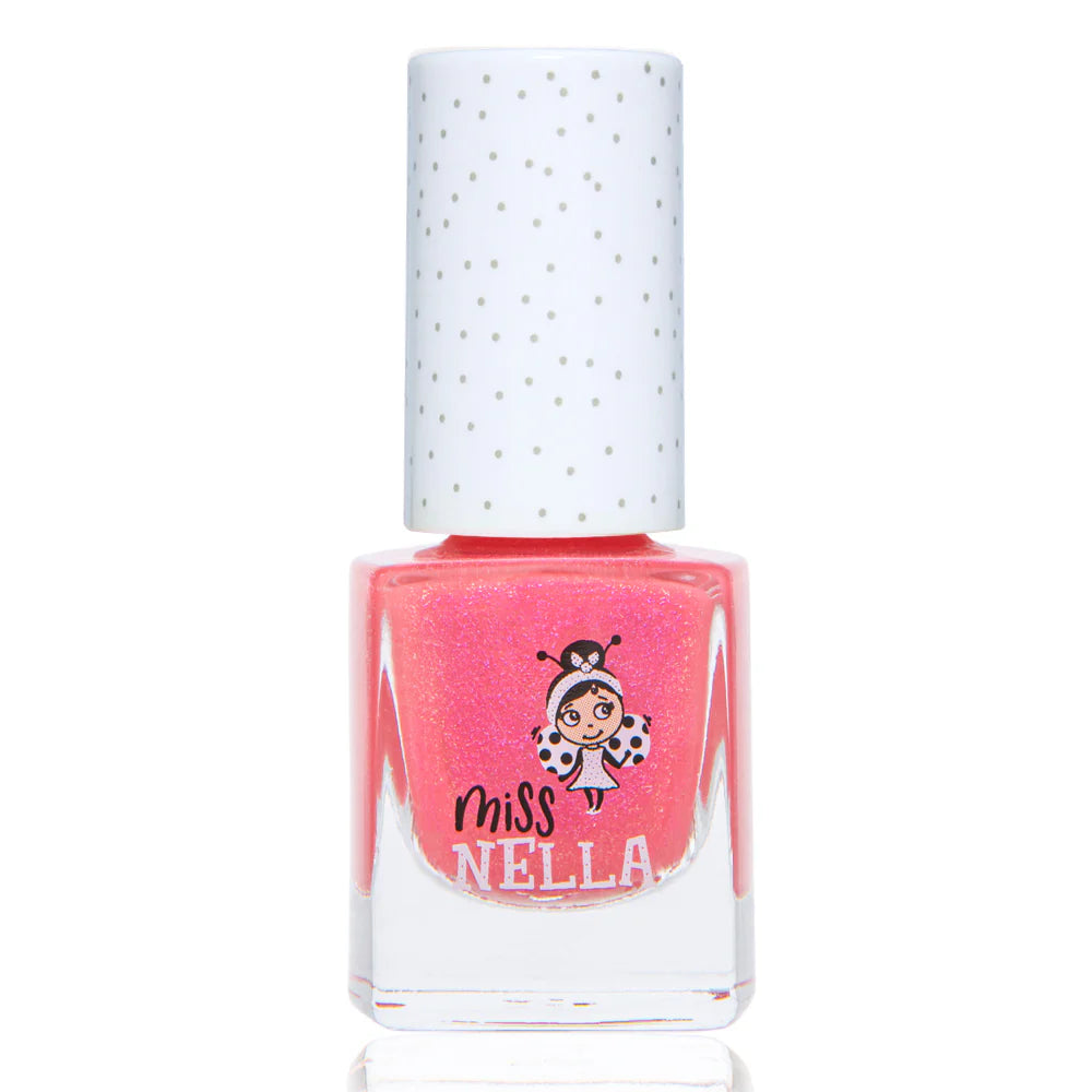 Tickle Me Pink Glitter: Bold Pink 4ml Kids' Nail Polish