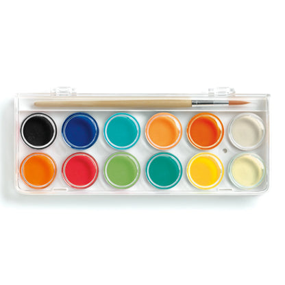 12 CLASSIC COLOUR CAKES BY DJECO