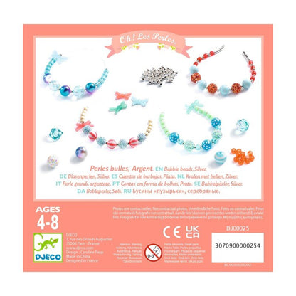 Silver Bubble Beads by Djeco